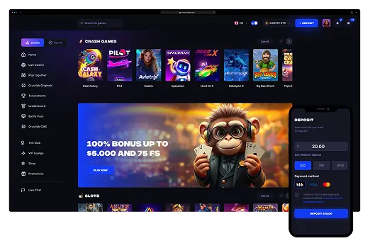 Falcon Frontend Framework Mockup