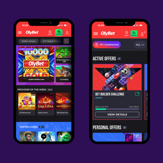 OlyBet case study grid/list image