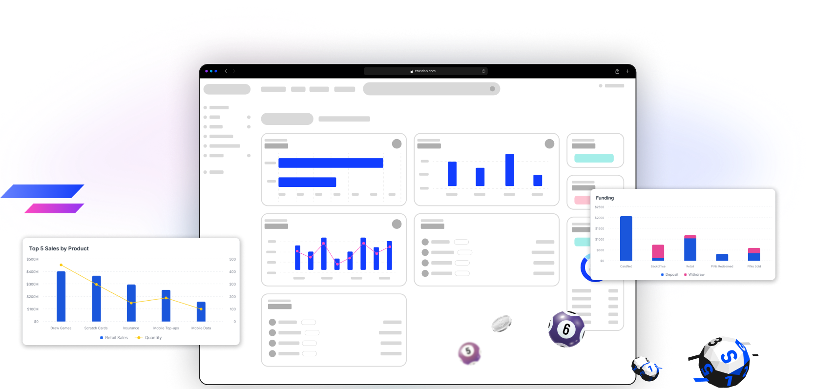 Lottery omnichannel results mockup